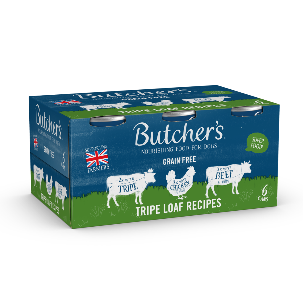 Tripe Loaf Recipes 6 pack 400g Butcher's Dog Food